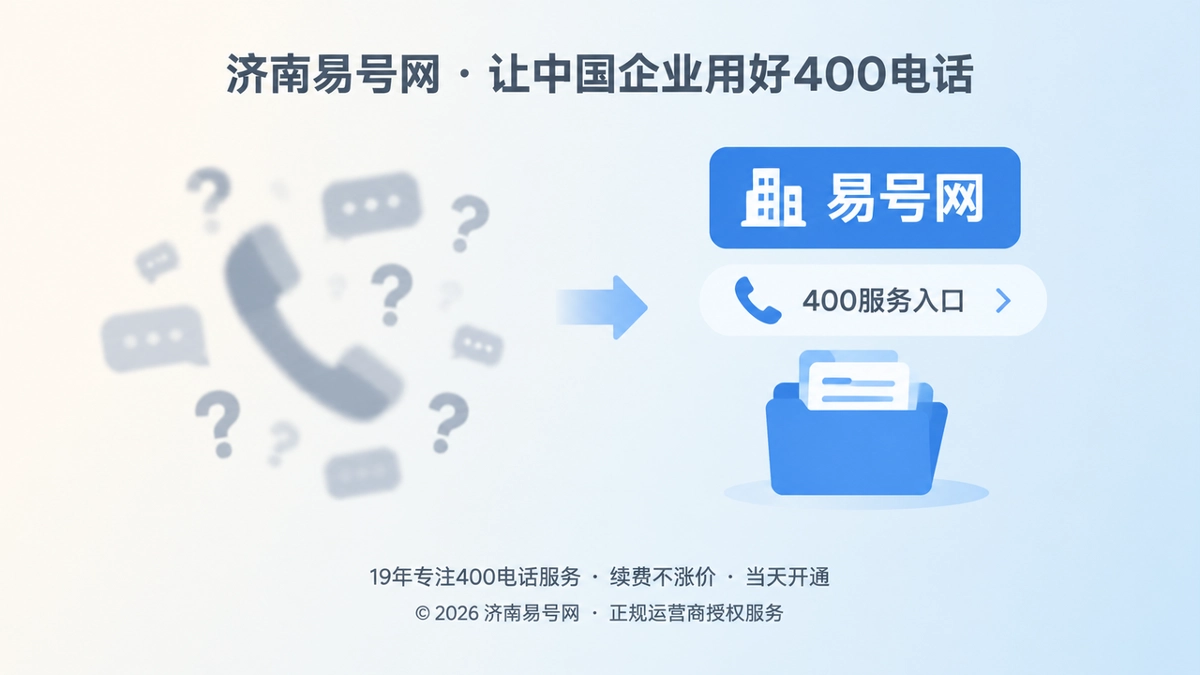 400电话易号正名对比构图封面图